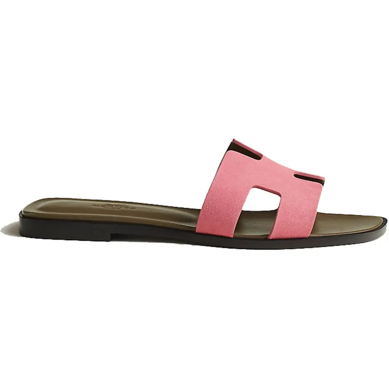 Hermes Oran Sandal Rose Du Desert Goatskin (H221208Z)