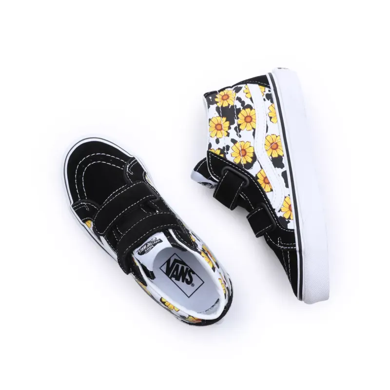 VANS Cow Floral Sk8-mid Reissue Met Klittenband Voor Kinderen Multicolour (VN00018T6GL)