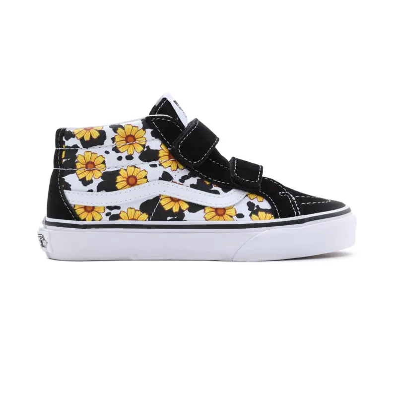 VANS Cow Floral Sk8-mid Reissue Met Klittenband Voor Kinderen Multicolour (VN00018T6GL)