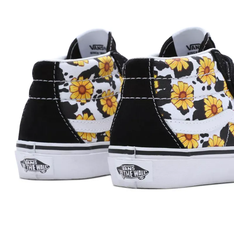 VANS Cow Floral Sk8-mid Reissue Met Klittenband Voor Kinderen Multicolour (VN00018T6GL)