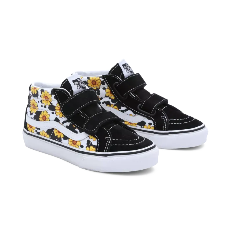 VANS Cow Floral Sk8-mid Reissue Met Klittenband Voor Kinderen Multicolour (VN00018T6GL)