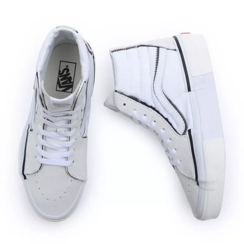 VANS Sk8-hi Reconstruct Wit (VN0005UKW00)