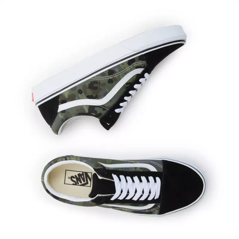 VANS Rain Camo Old Skool Groen (VN0007NTBGK)