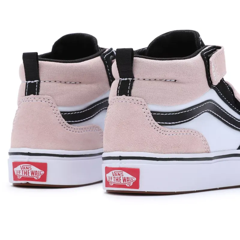 VANS Comfycush New Skool Mid Met Klittenband Voor Kinderen Roze (VN000BVGBXB)