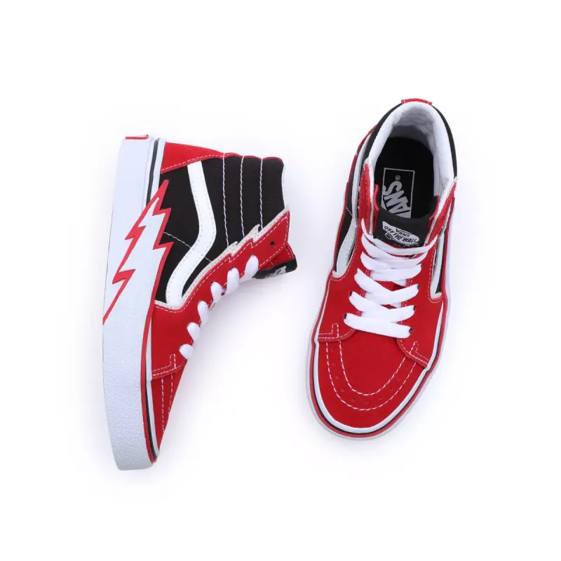 VANS Sk8-hi Bolt Voor Kinderen Rood (VN000BVJREB)