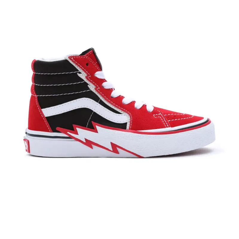 VANS Sk8-hi Bolt Voor Kinderen Rood (VN000BVJREB)