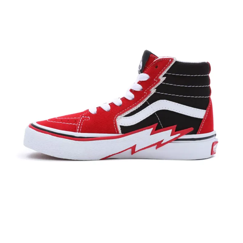 VANS Sk8-hi Bolt Voor Kinderen Rood (VN000BVJREB)