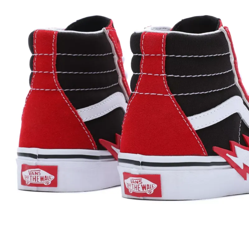 VANS Sk8-hi Bolt Voor Kinderen Rood (VN000BVJREB)