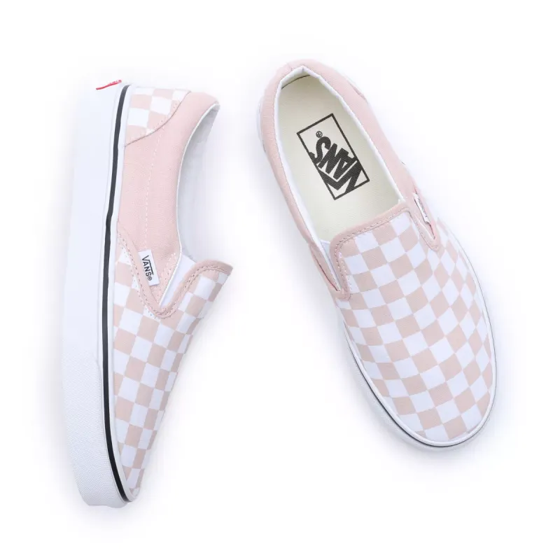 VANS Checkerboard Color Theory Classic Slip-on Roze (VN000BVZBQL)