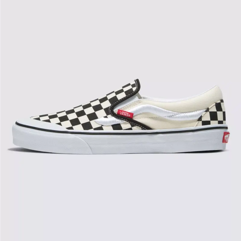 VANS Classic Slip-on 138 Sidestripe Zwart (VN000BW3BKC)
