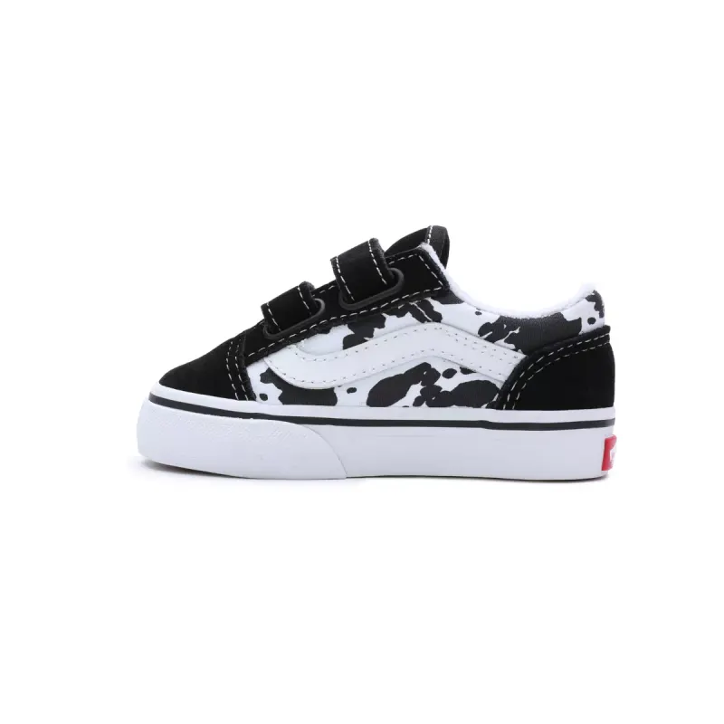 VANS Cow Old Skool Met Klittenband Voor Peuters Zwart (VN0A38JNBMW)