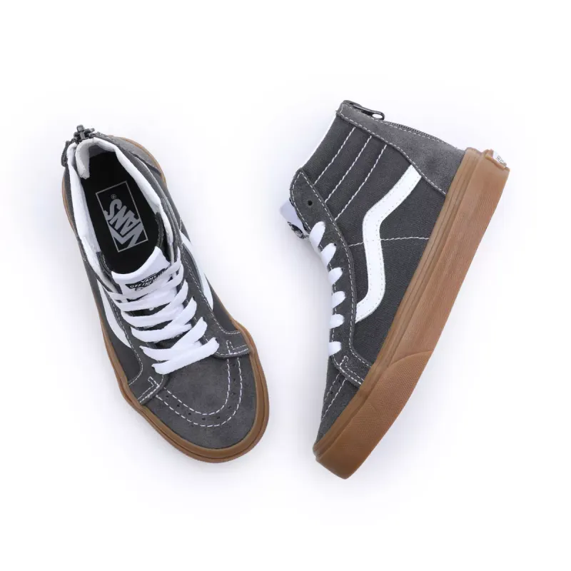 VANS Gum Sk8-hi Zip Voor Kinderen Grijs (VN0A4BUX50U)