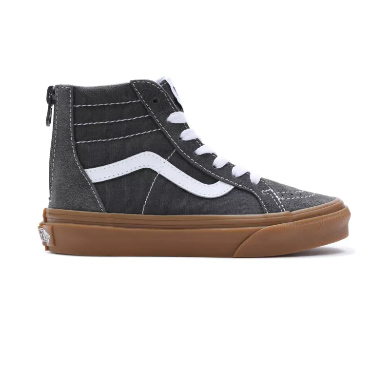 VANS Gum Sk8-hi Zip Voor Kinderen Grijs (VN0A4BUX50U)