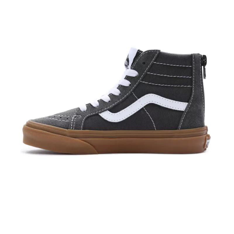 VANS Gum Sk8-hi Zip Voor Kinderen Grijs (VN0A4BUX50U)