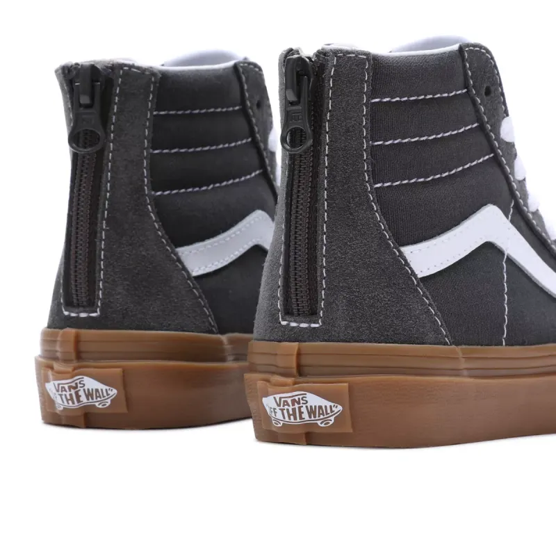 VANS Gum Sk8-hi Zip Voor Kinderen Grijs (VN0A4BUX50U)