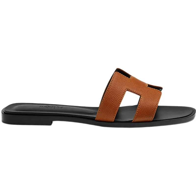 Hermes Oran Sandal Naturel Epsom Heritage Calfskin Leather (H222099Z)