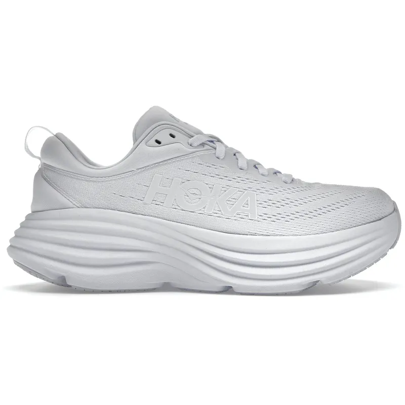 Hoka One One Bondi 8 Triple White (Women’s) (1127952-WWH)