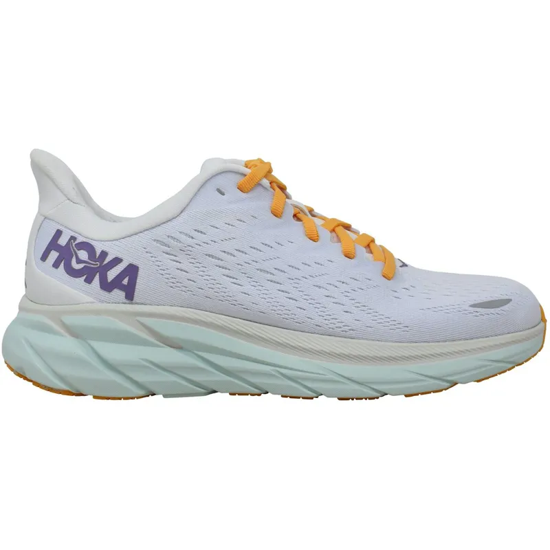Hoka One One Clifton 8 Blanc De Blanc Purple Seafoam (Women’s) (1119394-BDBW)