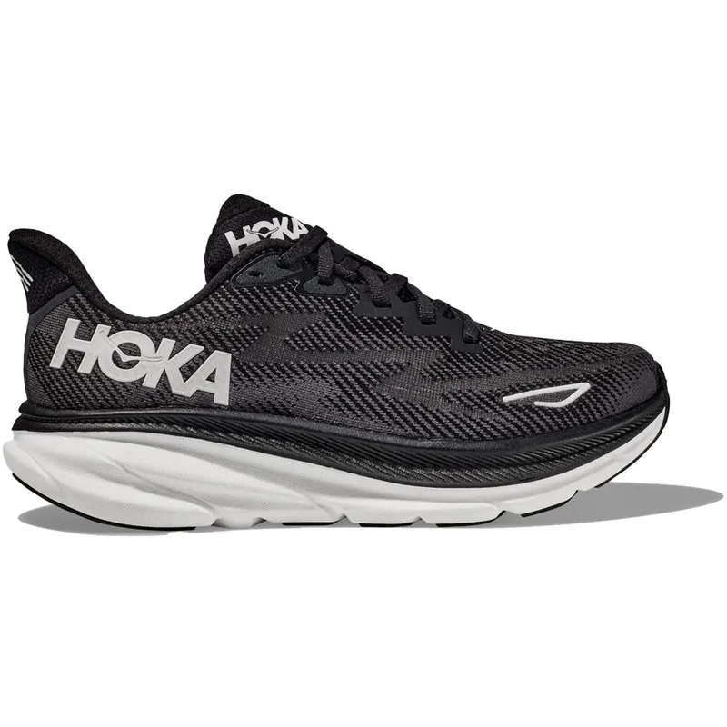 Hoka One One Clifton 9 Black White (1127895-BWHT)