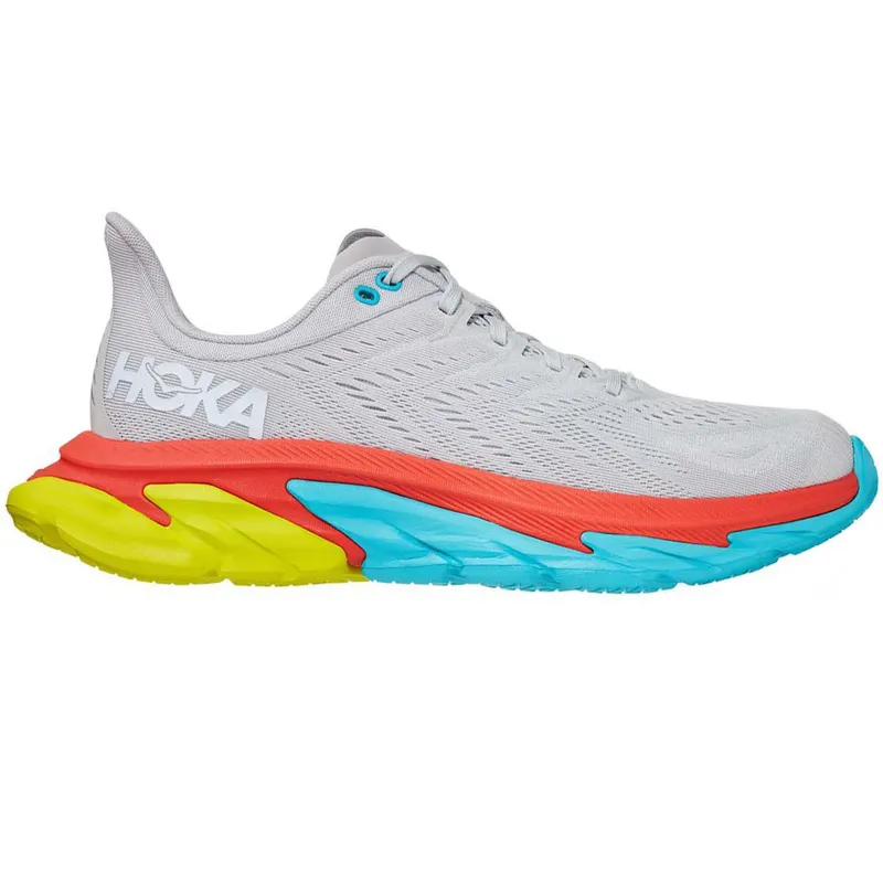 Hoka One One Clifton Edge Lunar Rock Cyan Red (1110510-LRWH)