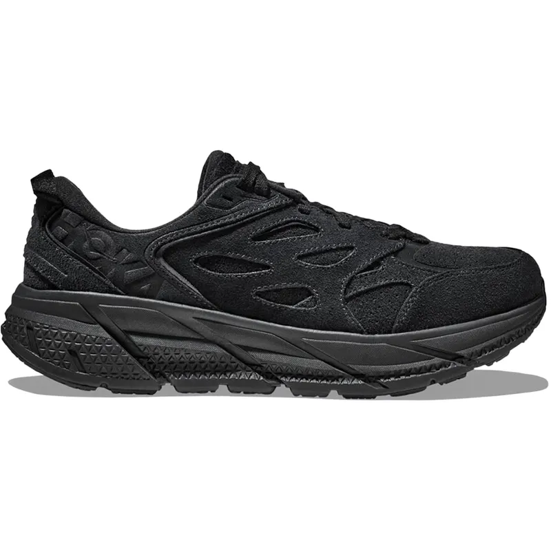 Hoka One One Clifton L Suede Black (All Gender) (1122571-BBLC)