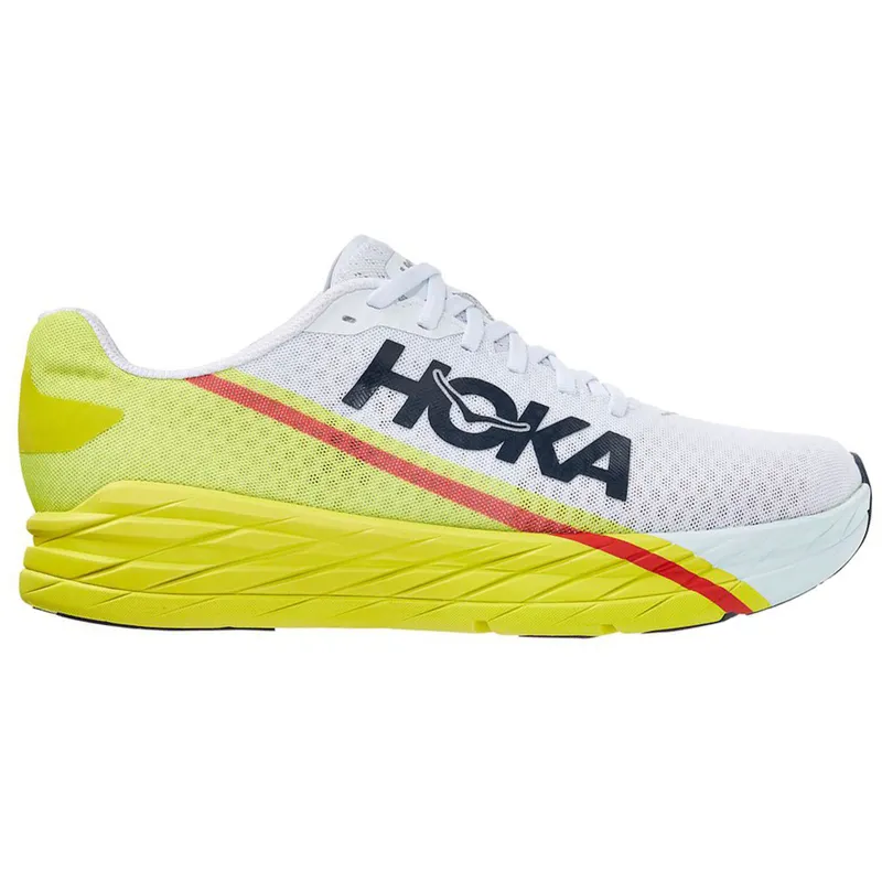 Hoka One One Rocket X White Evening Primrose (All Gender) (1113532-WEPR)
