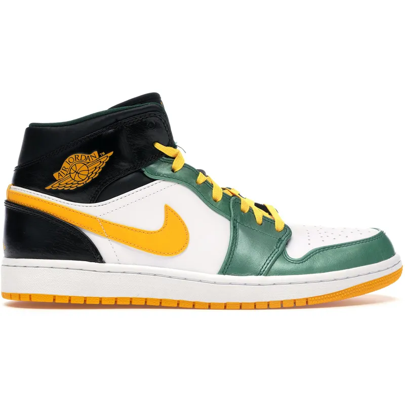 Jordan 1 Mid Retro Sonics (554724-307)