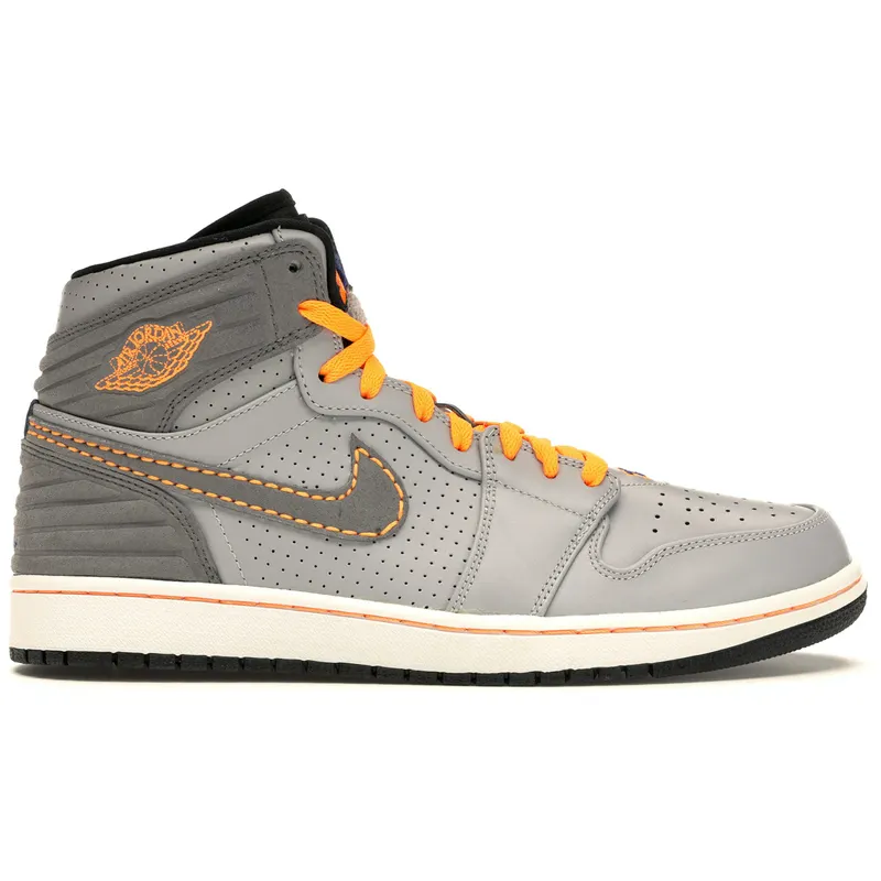 Jordan 1 Retro 93 Wolf Grey Orange (580514-045)