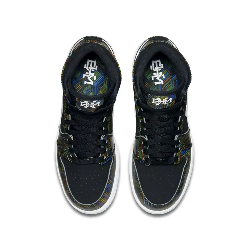 Jordan 1 Retro BHM (2016) (GS) (739640-045)
