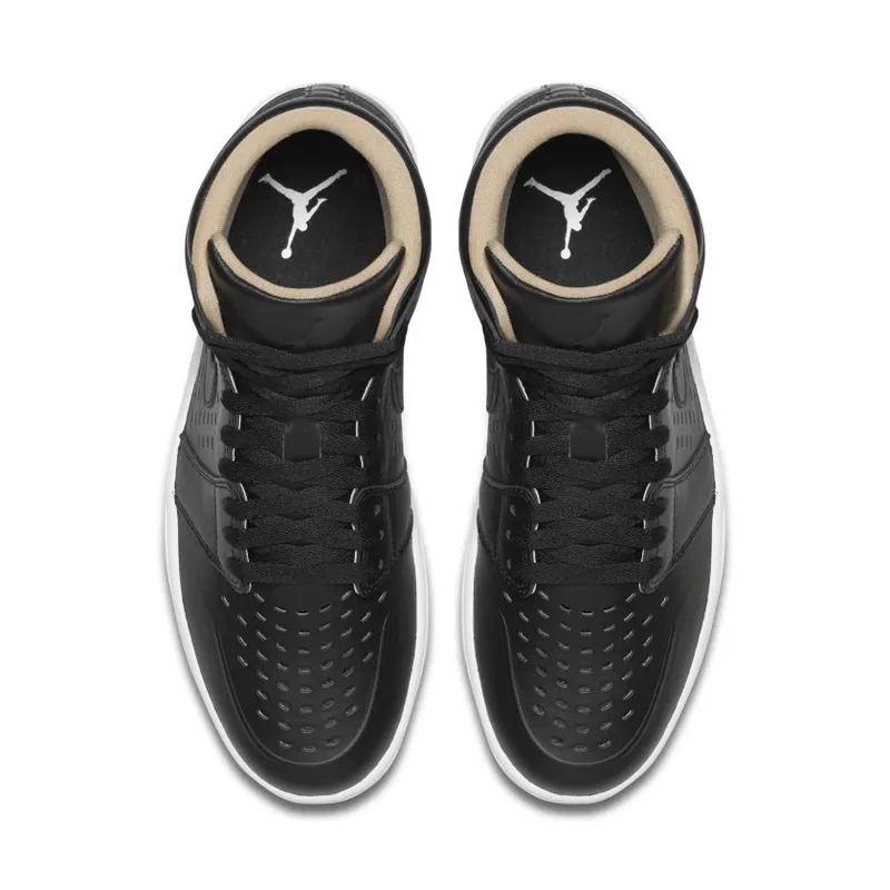 Jordan 1 Retro Black Vachetta Tan (845018-030)