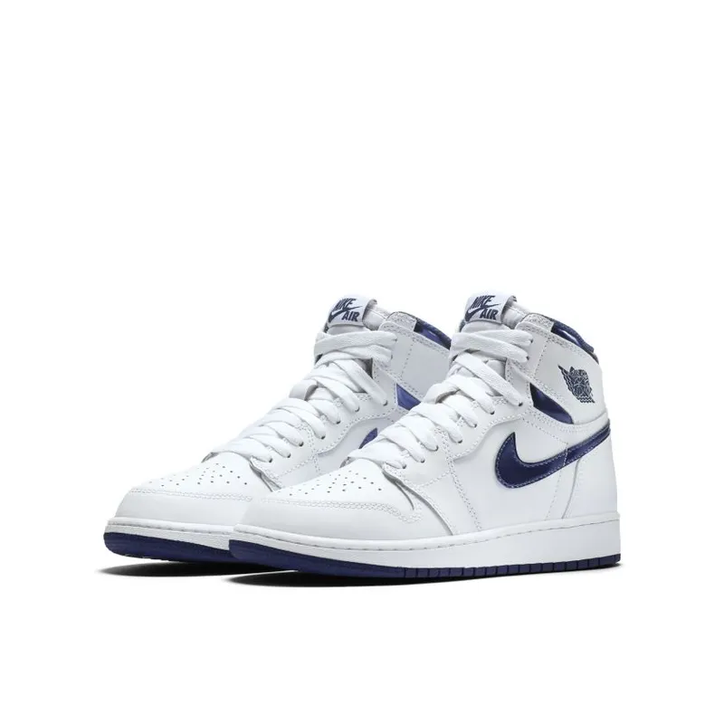 Jordan 1 Retro Metallic Navy (2016) (GS) (575441-106)