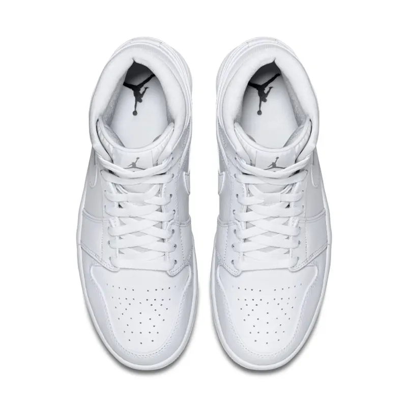 Jordan 1 Retro Mid White Cool Grey (554724-102)