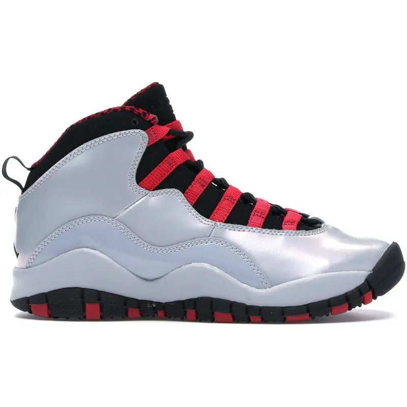 Jordan 10 Retro Wolf Grey Black Legion (GS) (487211-009)