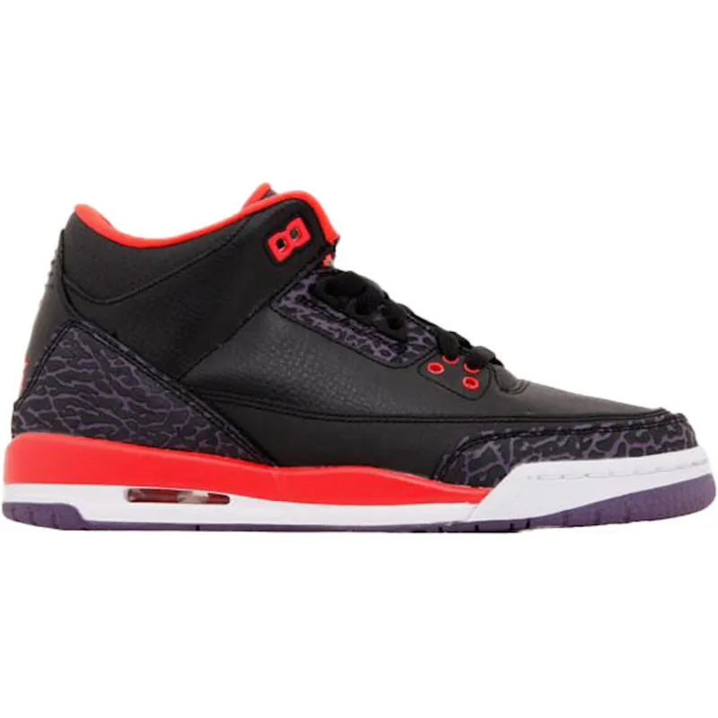 Jordan 3 Retro Crimson (GS) (398614-005)