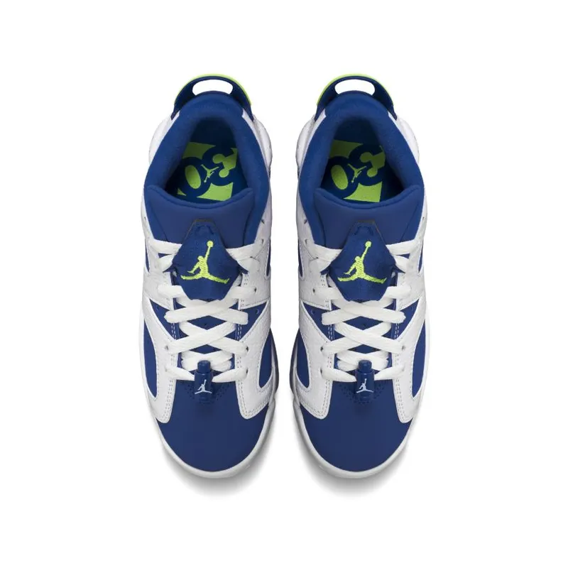 Jordan 6 Low Ghost Green (GS) (768881-106)