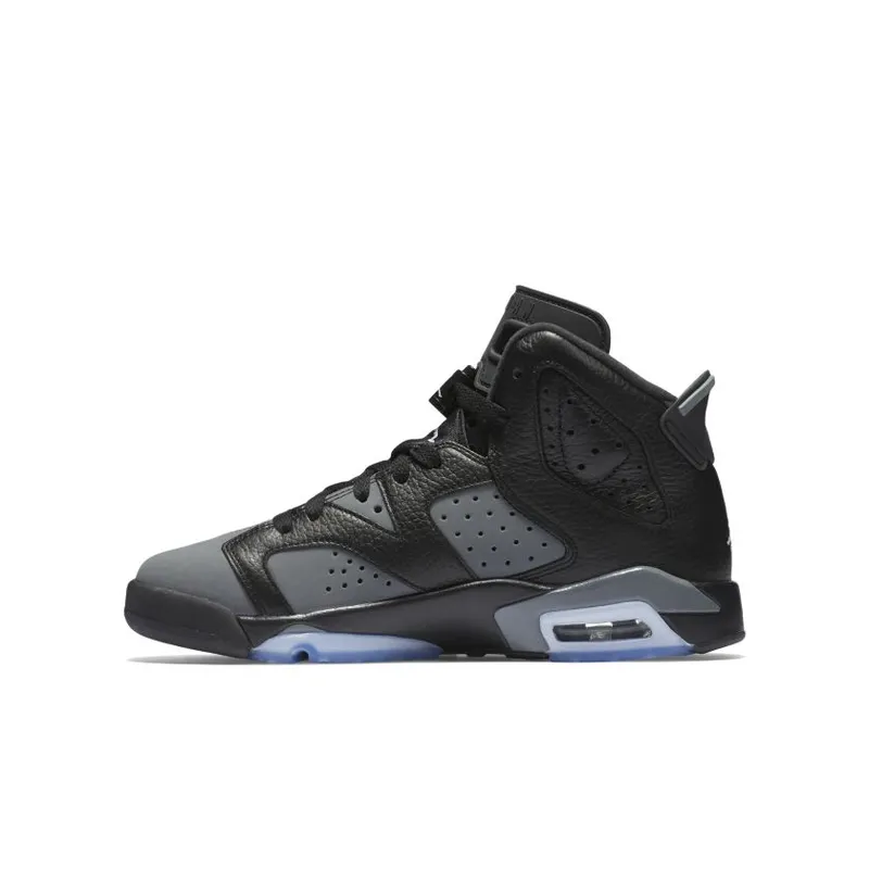 Jordan 6 Retro Black Cool Grey (GS) (384665-010)