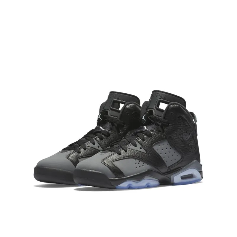 Jordan 6 Retro Black Cool Grey (GS) (384665-010)