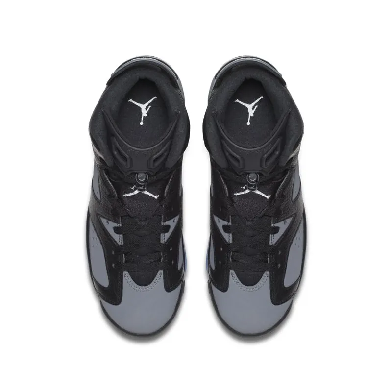 Jordan 6 Retro Black Cool Grey (GS) (384665-010)