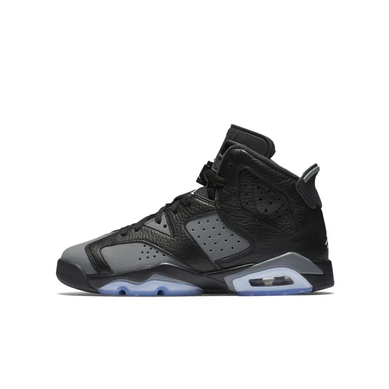 Jordan 6 Retro Black Cool Grey (GS) (384665-010)