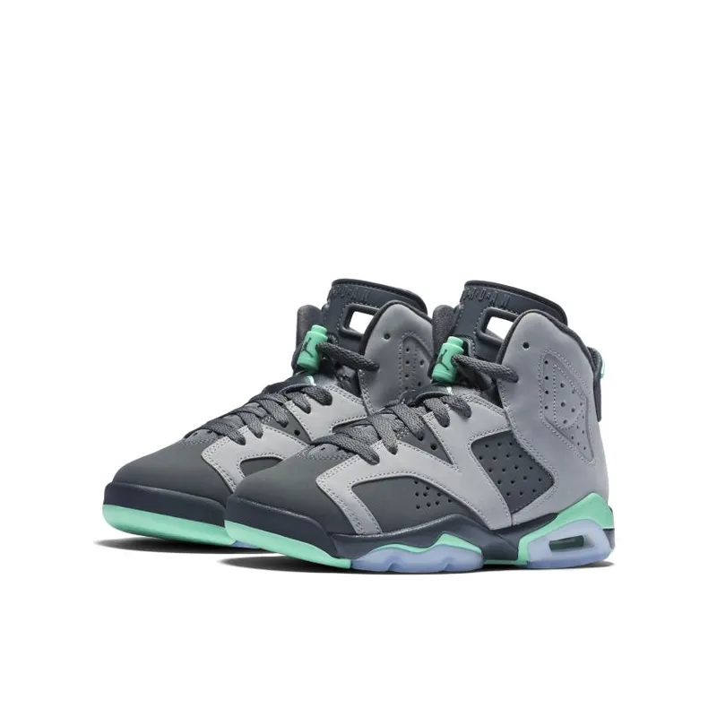 Jordan 6 Retro Green Glow (GS) (543390-005)