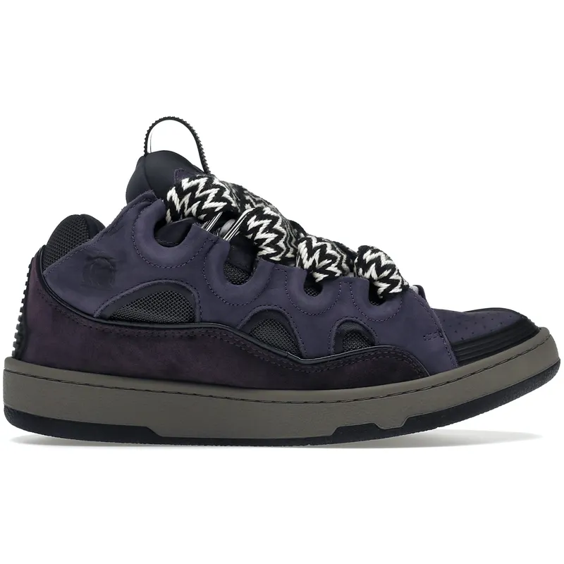 Lanvin Curb Sneaker Purple Black (FM-SKRK11-DRAG-E2279)