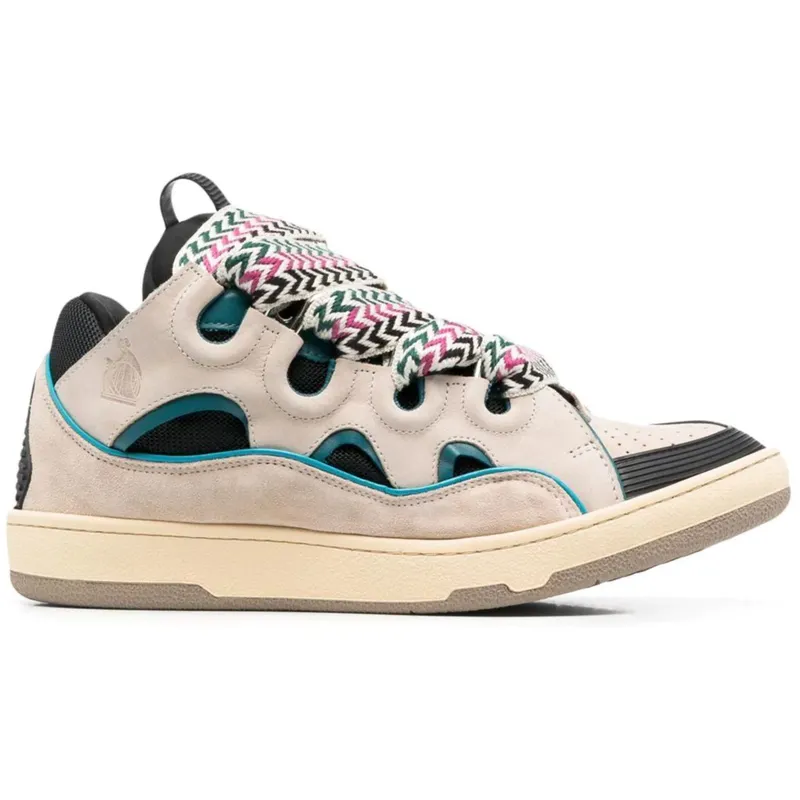 Lanvin Curb Sneaker Sail Turquoise Purple (FMSKRK11DRAGH22)