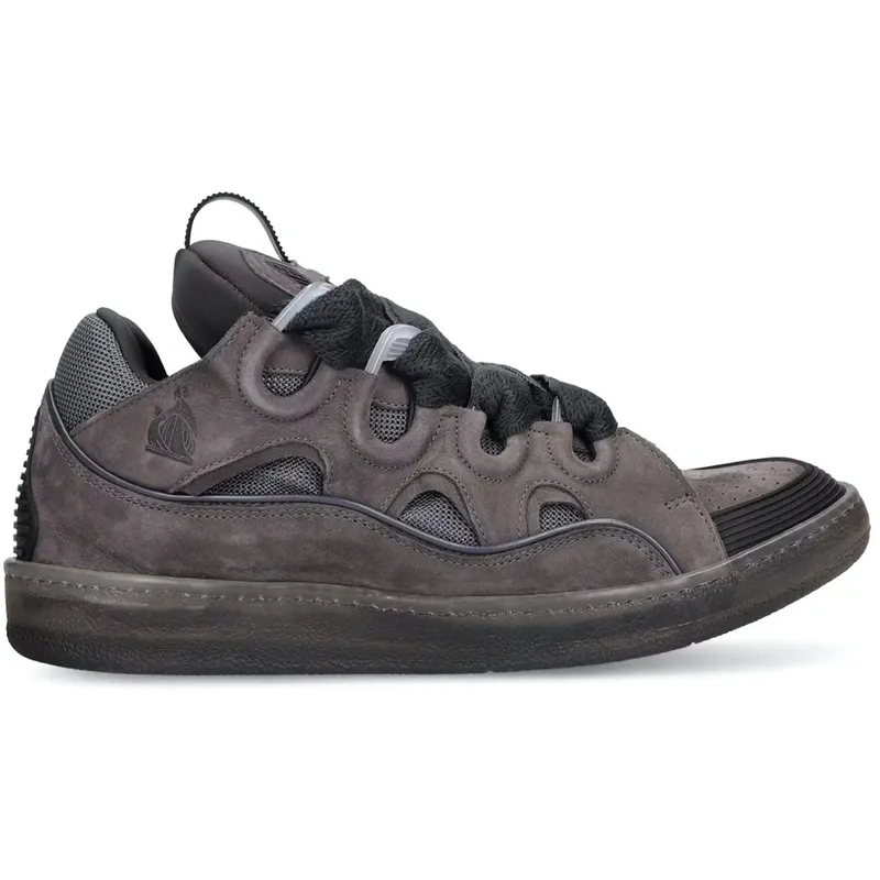 Lanvin Leather Curb Dark Grey (FM-SKRK11-TRAG-P2314)