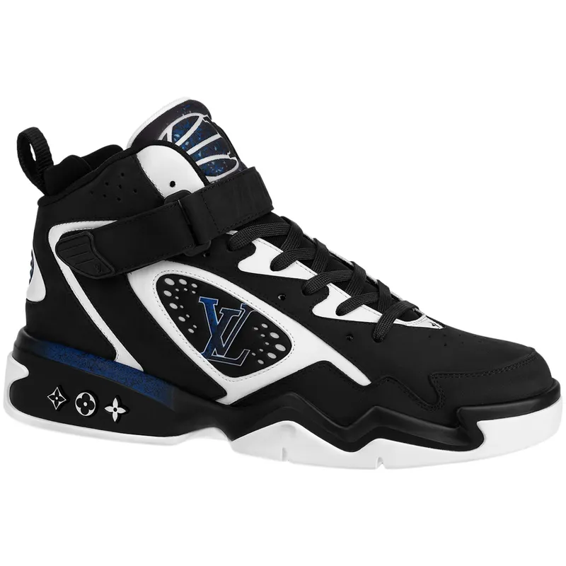 Louis Vuitton LV Trainer 2 Black White Blue (1AAHC6)
