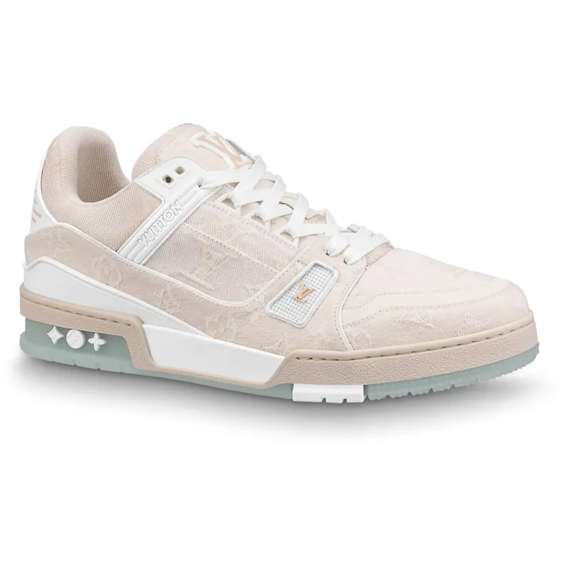 Louis Vuitton LV Trainer Beige Monogram Demin (1A8Z4W / 1A8Z4O / 1A8Z4Q)