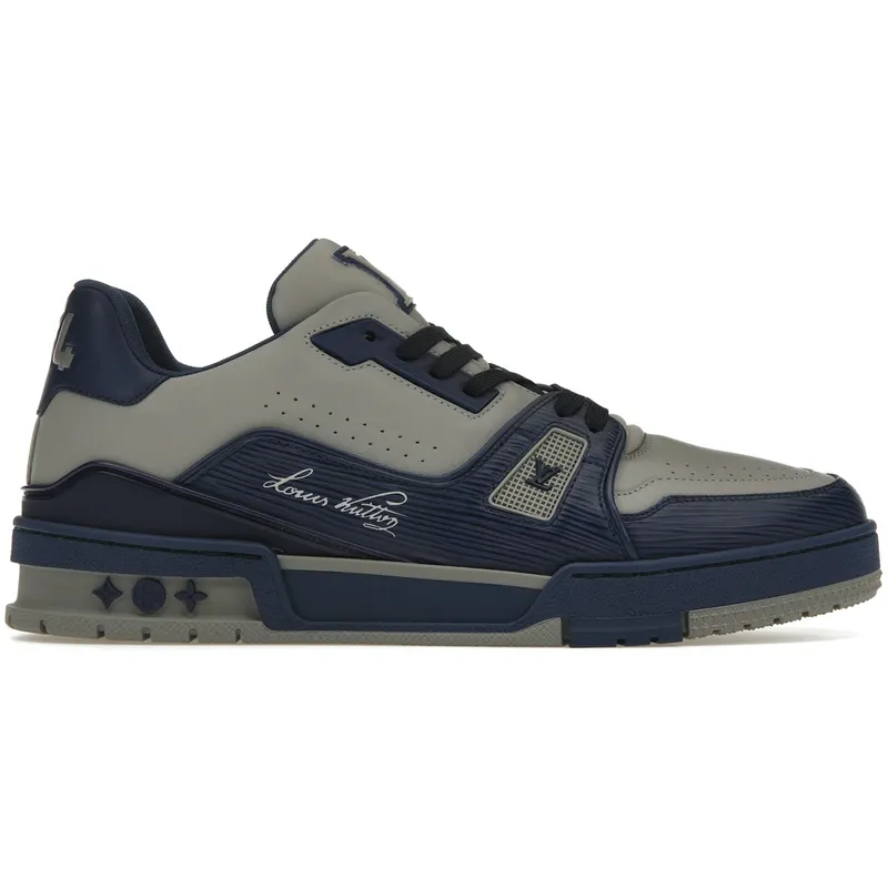 Louis Vuitton LV Trainer Marine Grey (1AA6UZ)