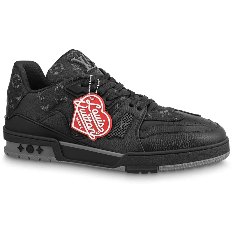Louis Vuitton LV Trainer x Nigo Black Denim (1A9IPX/1A9IPH)