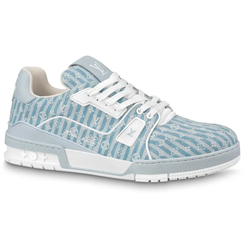 Louis Vuitton Trainer Blue Stripe Monogram (1ABG1L)