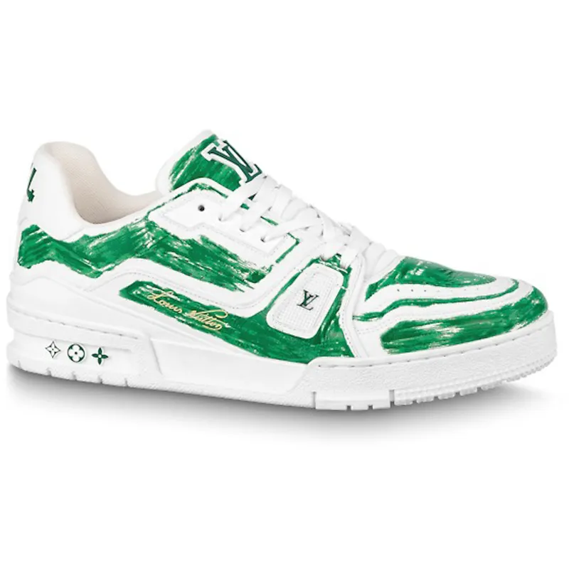 Louis Vuitton Trainer Colored-In Motif Green (1ABLWV)