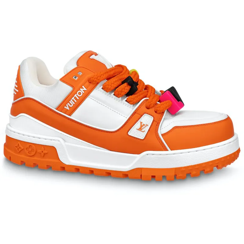 Louis Vuitton Trainer Maxi Orange White (1AB8T5)